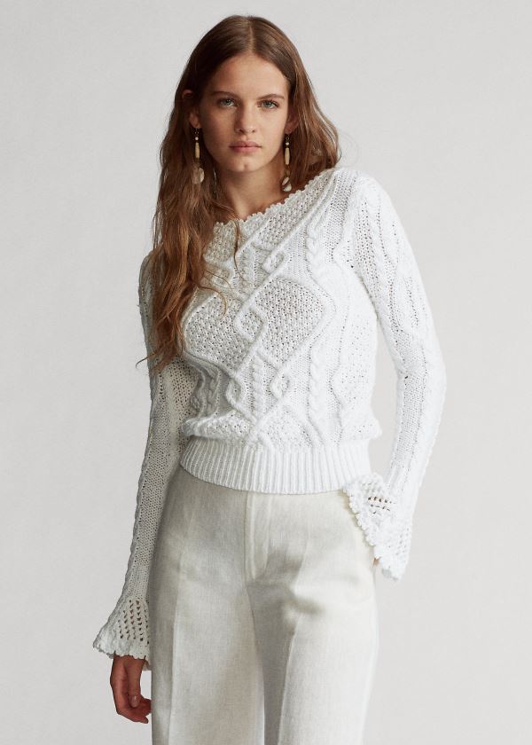 Suéter Polo Ralph Lauren Aran-Knit Mulher 81490-XUHR